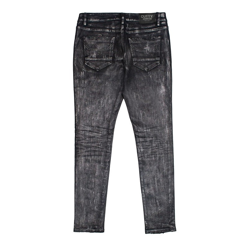 Cutty Mens Denim Jean- Black