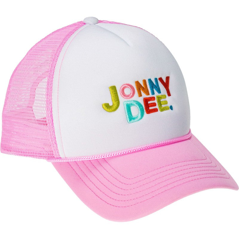 Jonathan D trucker Cap - Pink – Orkini Clothing