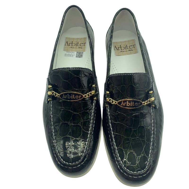 Arbiter Print Cocco Shoes Bottle Green – Orkini Clothing