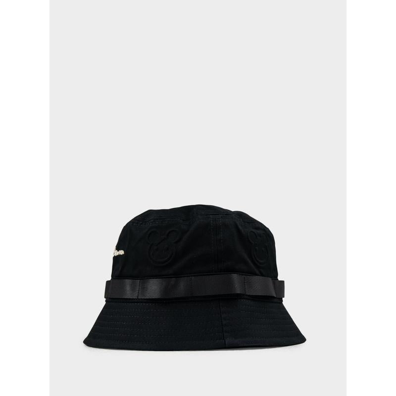 Ben Sherman Bear Embossed Bucket Hat - Black