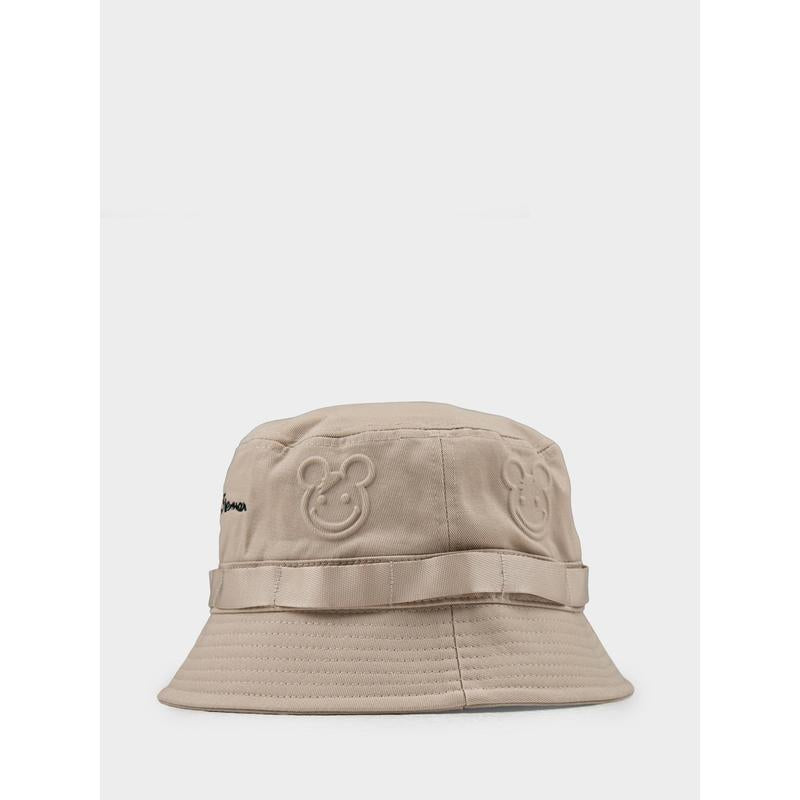 Ben Sherman Bear Embossed Bucket Hat - Cornstalk