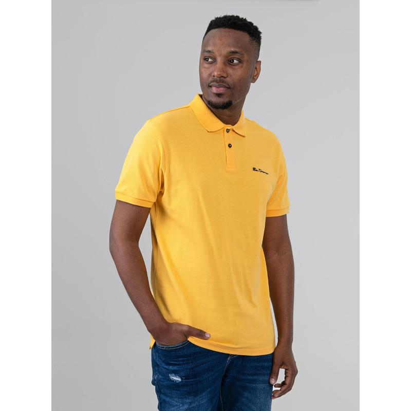 Ben Sherman Ben Polo Short Sleeves - Banana