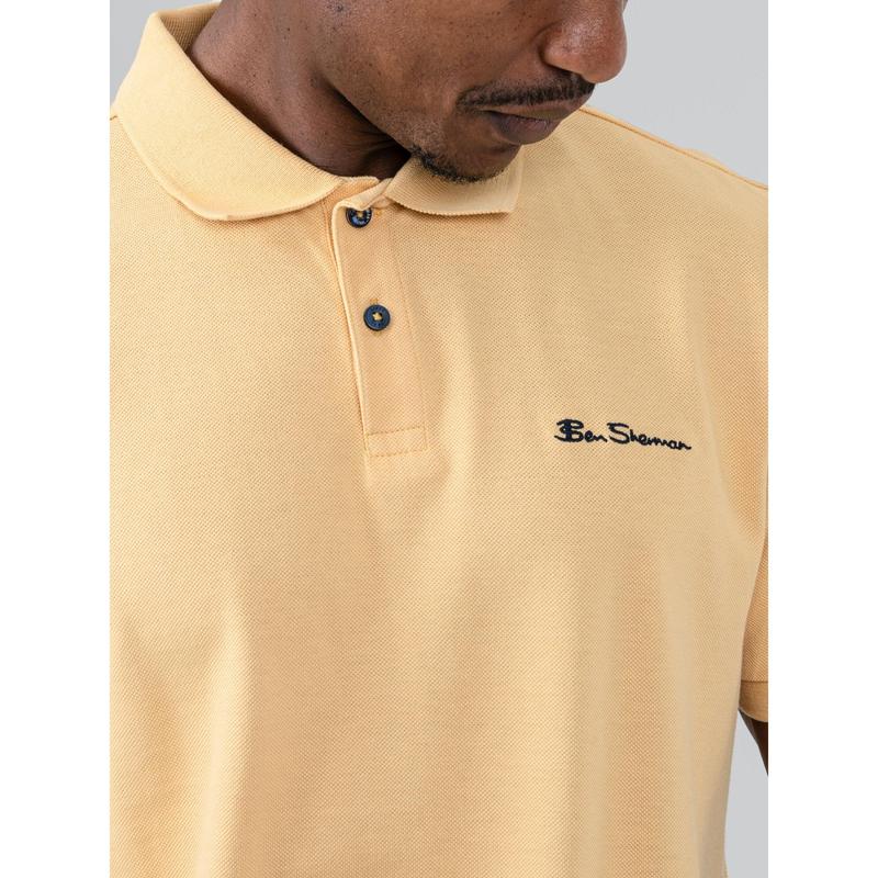 Ben Sherman Ben Polo Short Sleeves - New Wheat