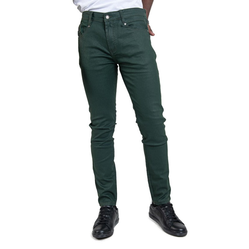 Ben Sherman - DENWX2003 Wax Leather Coated Denim Jeans Army