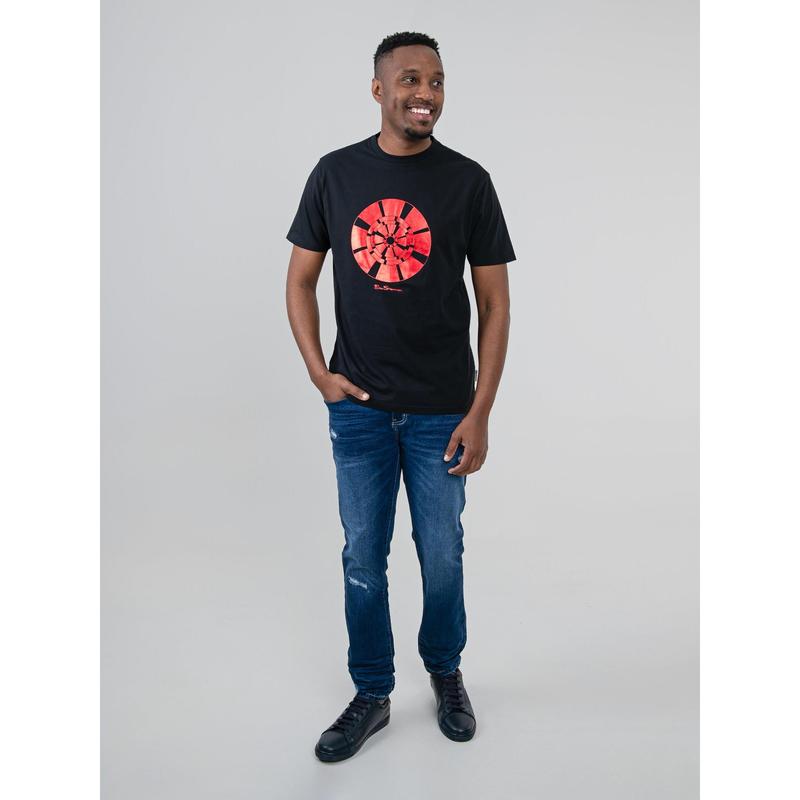 Ben Sherman Disk Target Foil - Black