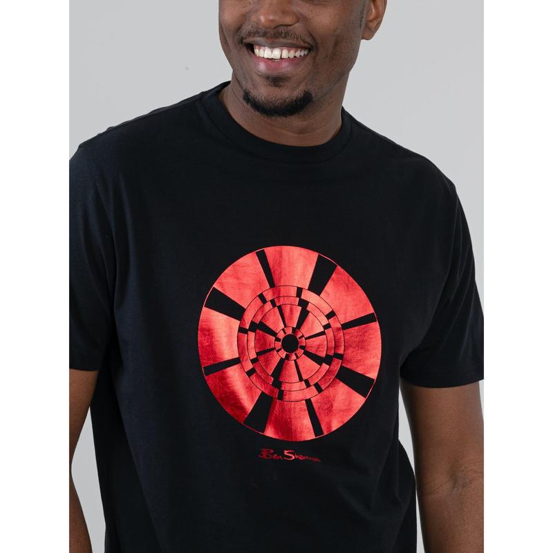 Ben Sherman Disk Target Foil - Black