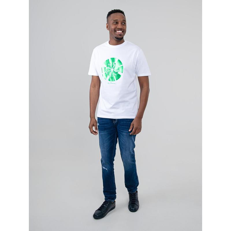 Ben Sherman Disk Target Foil - White