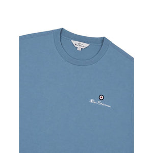 Ben Sherman R/N Basic Tee - Cassidy Blue - View 2