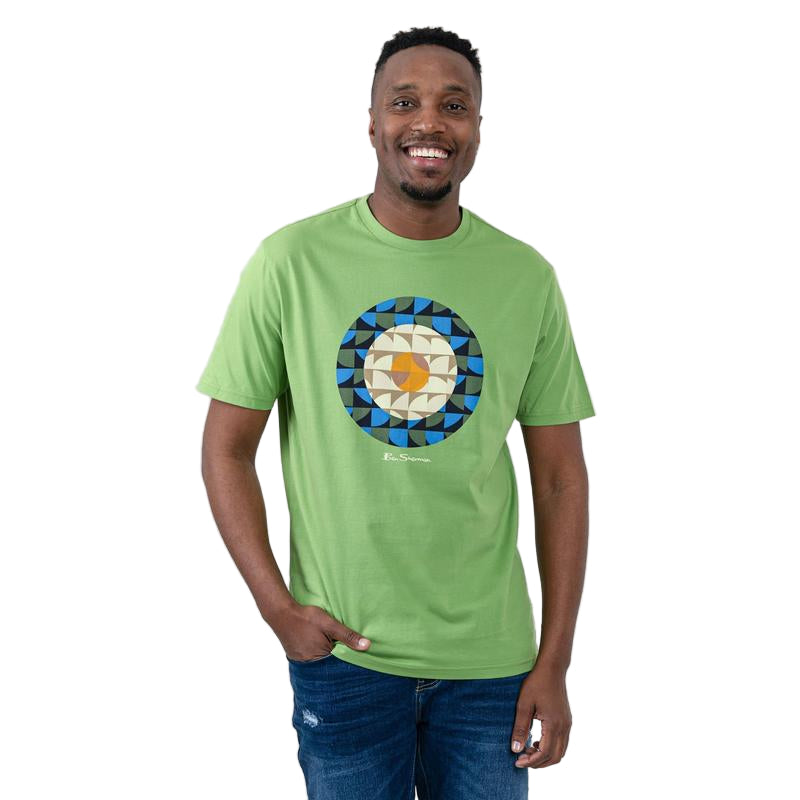 Ben Sherman Geo Target T-shirt - Piquant Green