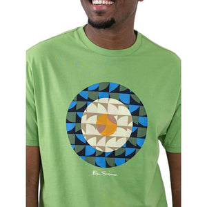 Ben Sherman Geo Target T-shirt - Piquant Green
