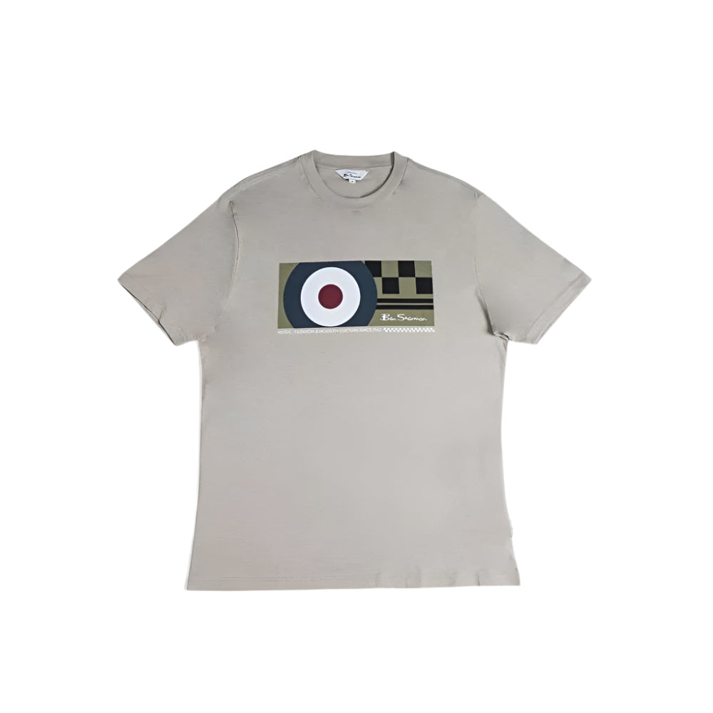 Ben Sherman Knock Out Tee - Sustained Grey