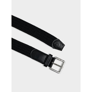 Ben Sherman Mens Woven Braided Belt - Black