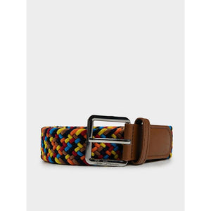 Ben Sherman Mens Woven Braided Belt - Multi