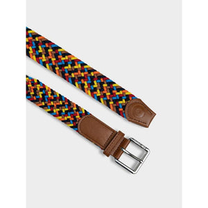 Ben Sherman Mens Woven Braided Belt - Multi