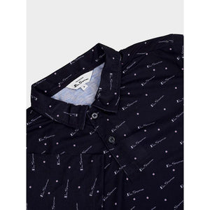 Ben Sherman Polo Shirt Mens BSPOL001 - Black