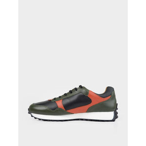 Ben Sherman Sneaker Mens BSFW2305 - Olive Black Coral