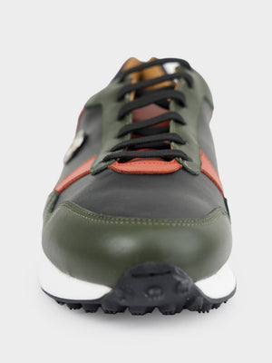 Ben Sherman Sneaker Mens BSFW2305 - Olive Black Coral