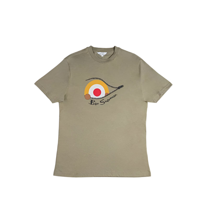 Ben Sherman Sneaky Target Tee - Olive Night