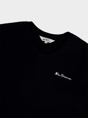 Ben Sherman T-Shirt Mens ECN005 - Black