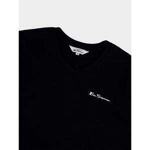 Ben Sherman T-Shirt Mens ECN005 - Black