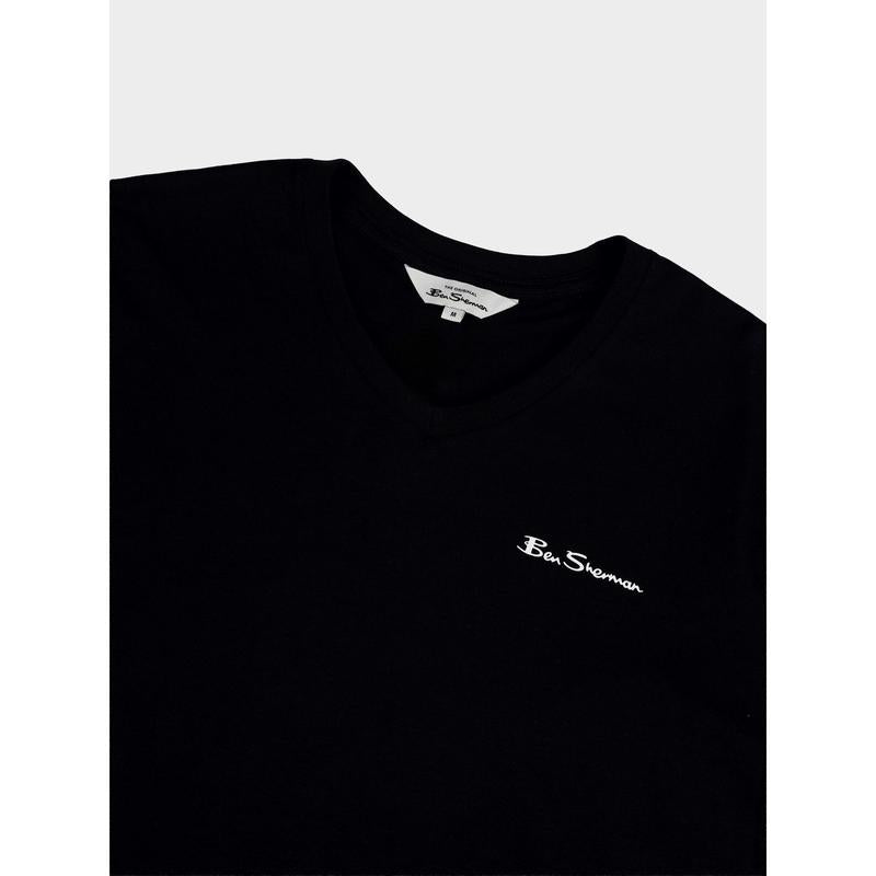 Ben Sherman T-Shirt Mens ECN005 - Black