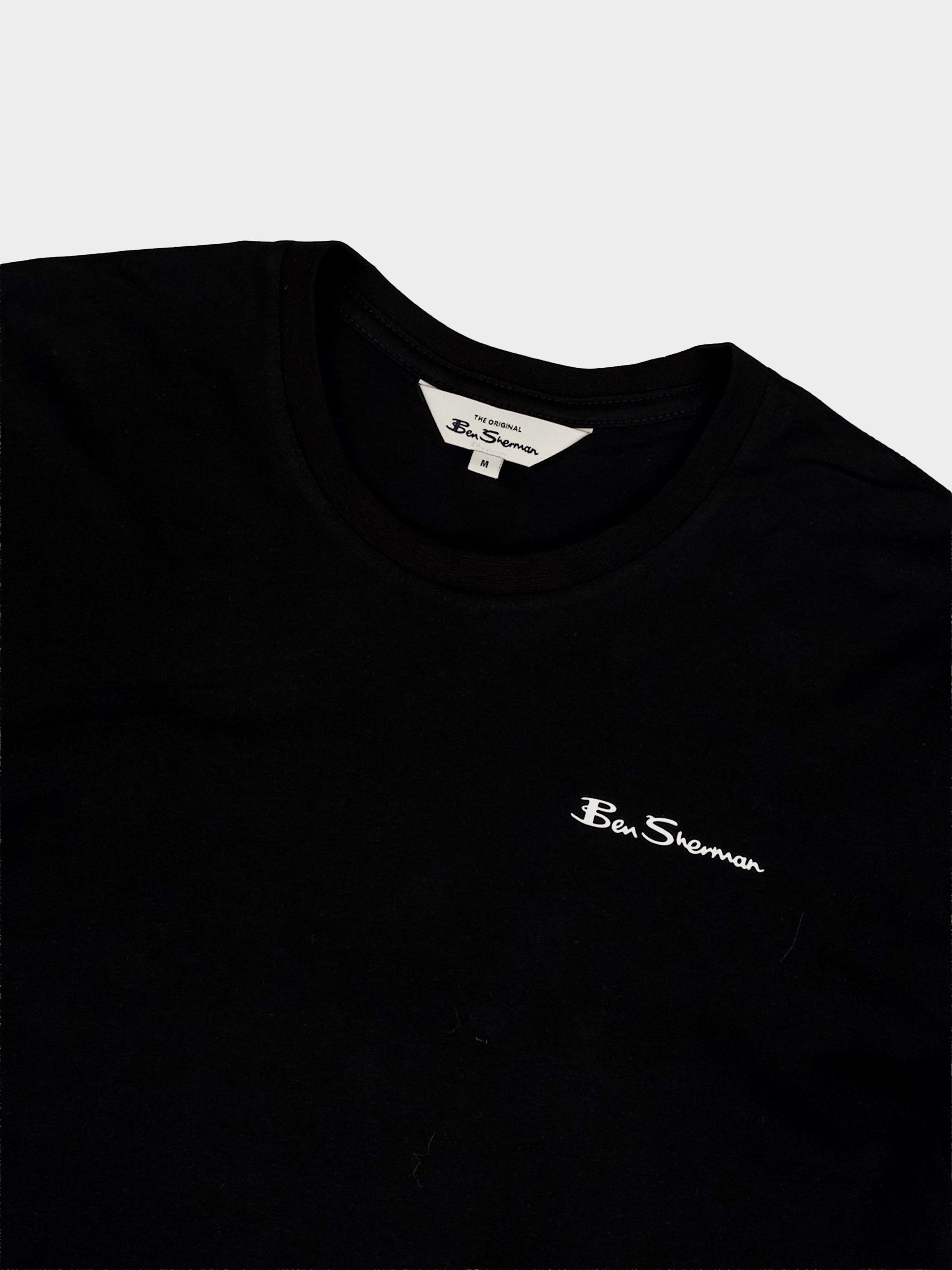 Ben Sherman T-Shirt Mens ECN006 - Black