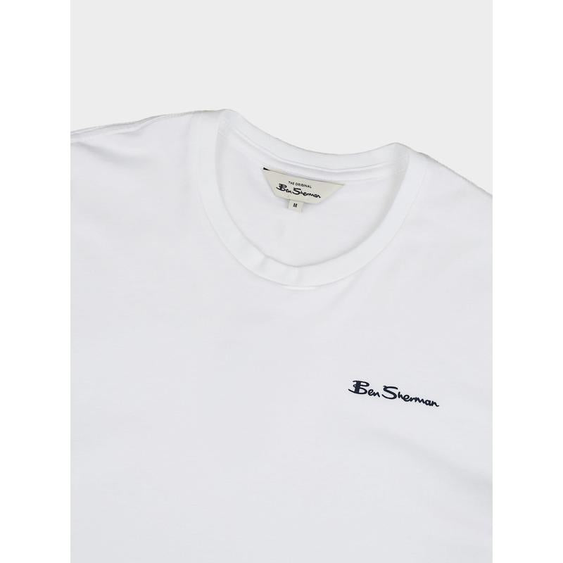 Ben Sherman T-Shirt Mens ECN006 - White