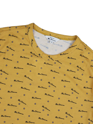 Ben Sherman T-Shirt Mens W40008 - Dijon