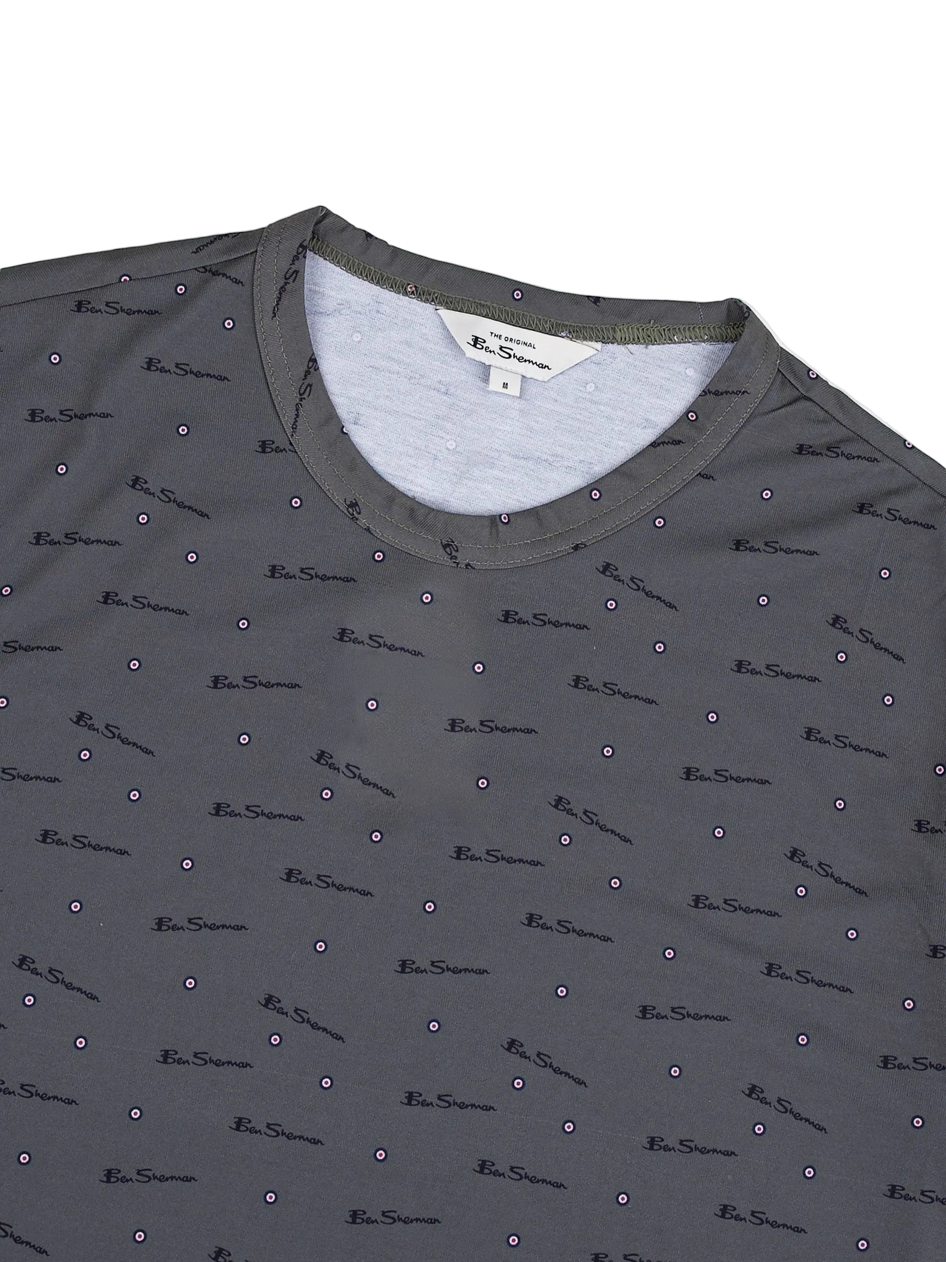 Ben Sherman T-Shirt Mens W40008 - Olive