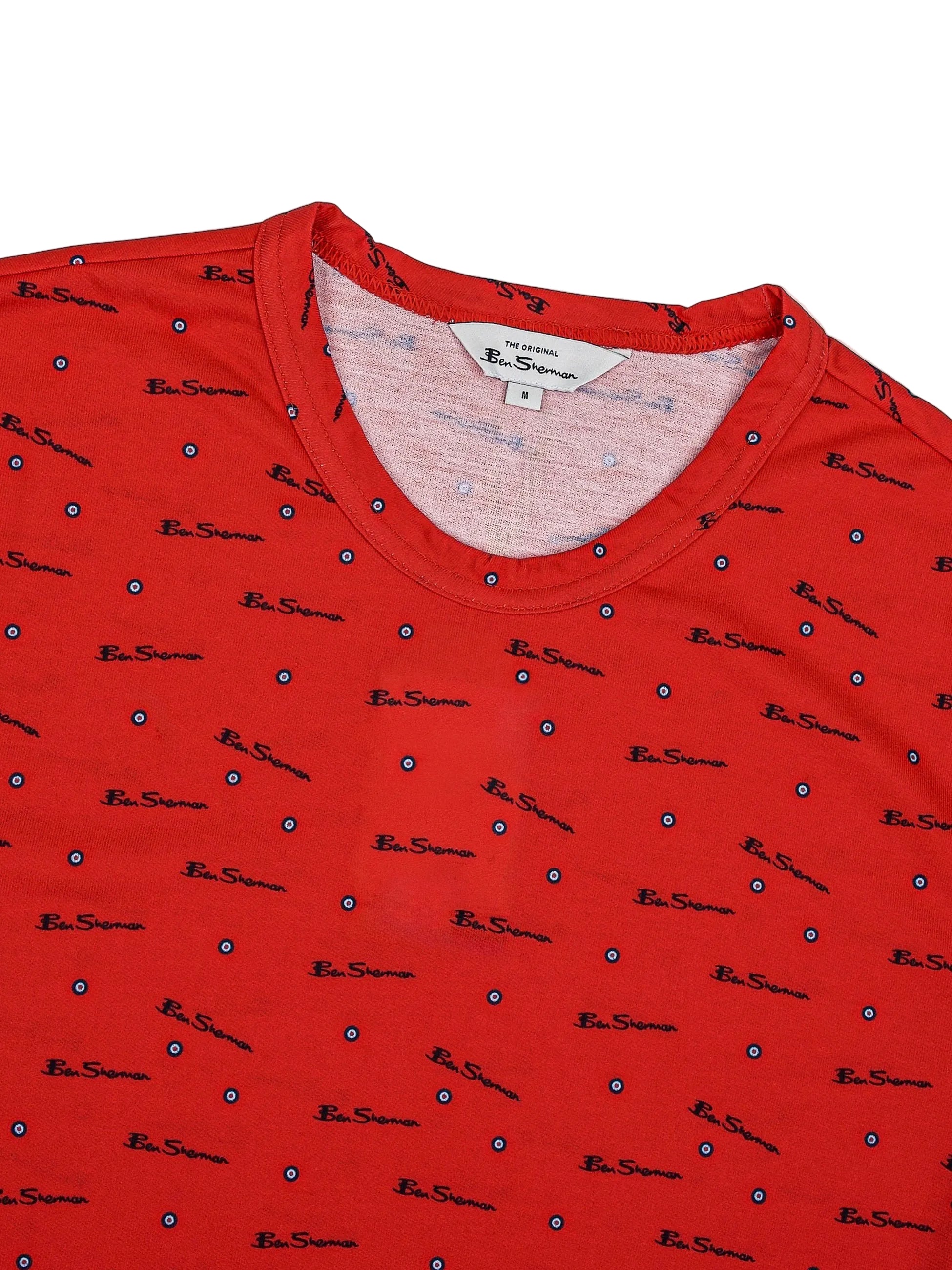 Ben Sherman T-Shirt Mens W40008 - Red