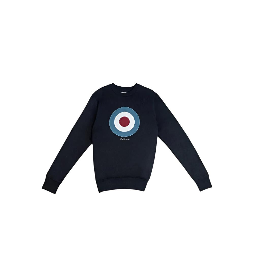 Ben Sherman Target Emb Crew Fleece - Black