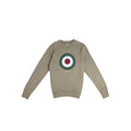 Ben Sherman Target Emb Crew Fleece - Olive Night
