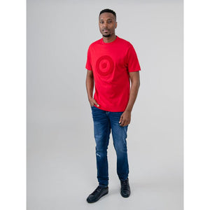 Ben Sherman Target Towelling Applique Tee - Red