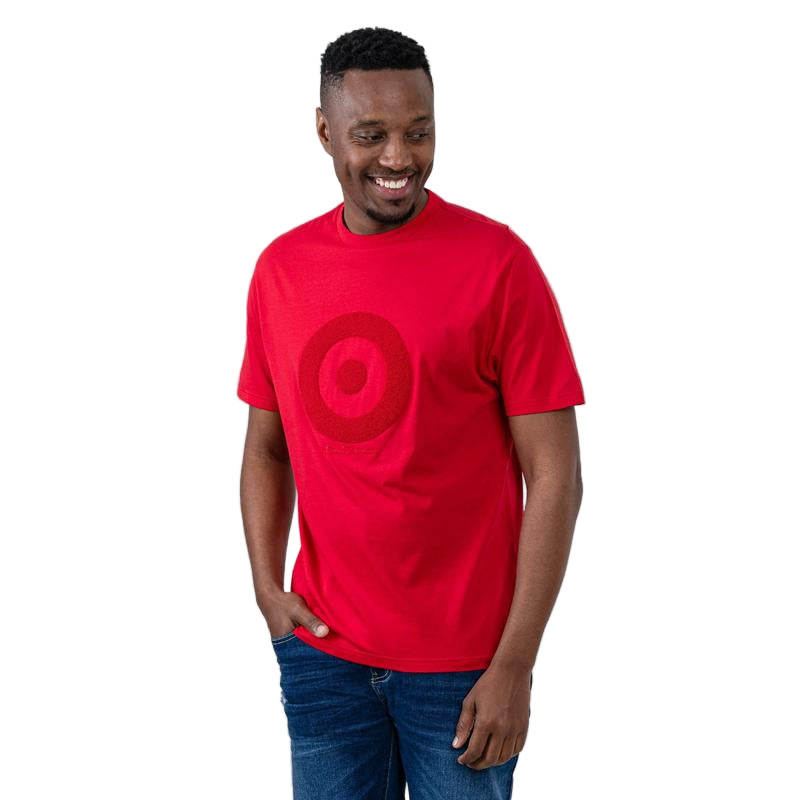 Ben Sherman Target Towelling Applique Tee - Red