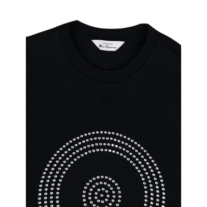 Ben Sherman Target Bling Tee - Black - View 2