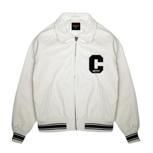 Cutty Blitz College Jacket - White