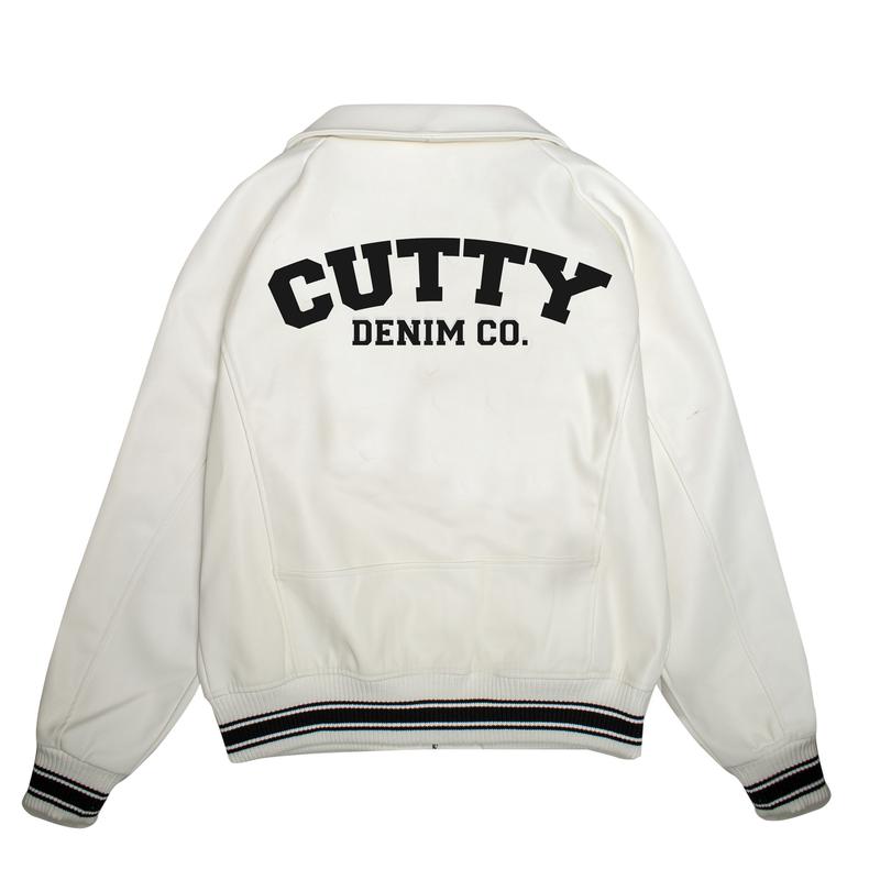 Cutty Blitz College Jacket - White