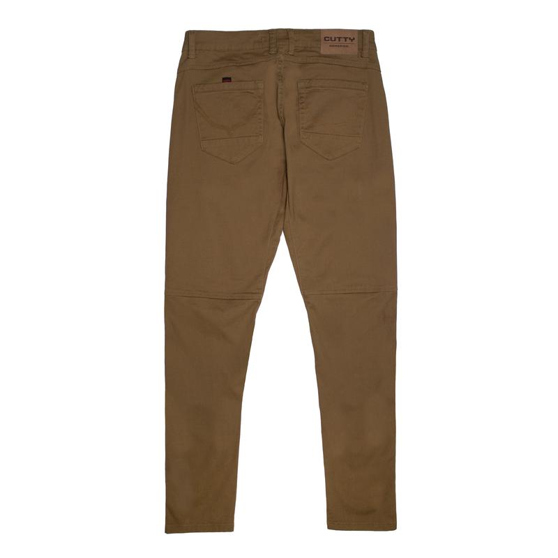 Cutty Gomes Cotton Mens Pant - Cinnamon