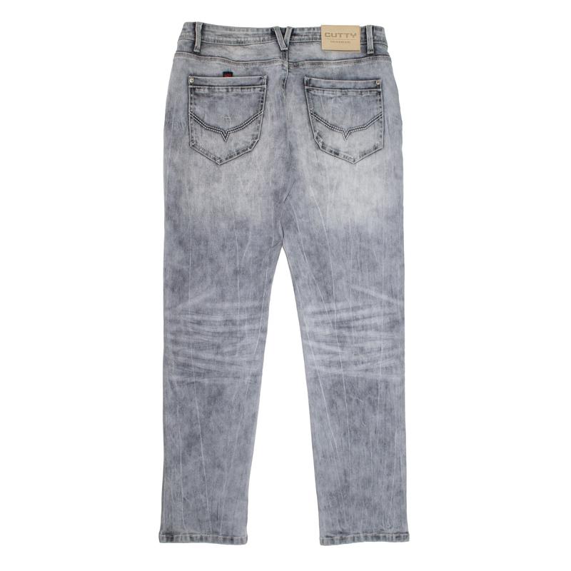 Cutty Harper Denim Mens Jeans - Grey