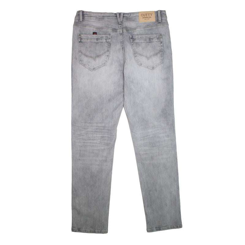 Cutty Harper Denim Mens Jeans - Grey