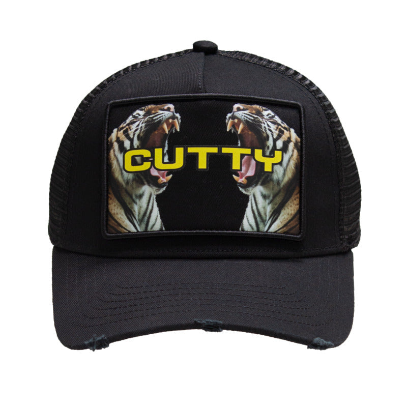 Cutty Men Cole PU Peak Cap - Black image