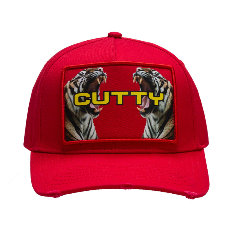 Cutty Men Cole PU Peak Cap - Red image