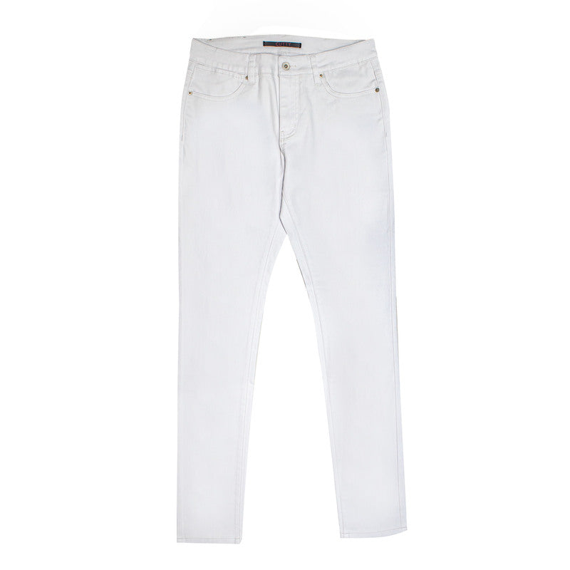 Cutty Men Fashion Denim Jean - White - 179272
