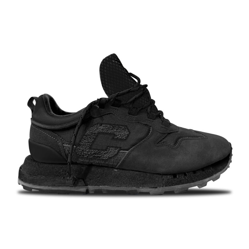 Cutty Men Ty30A Atlanta Suede & Mesh Runner - Black - 178637