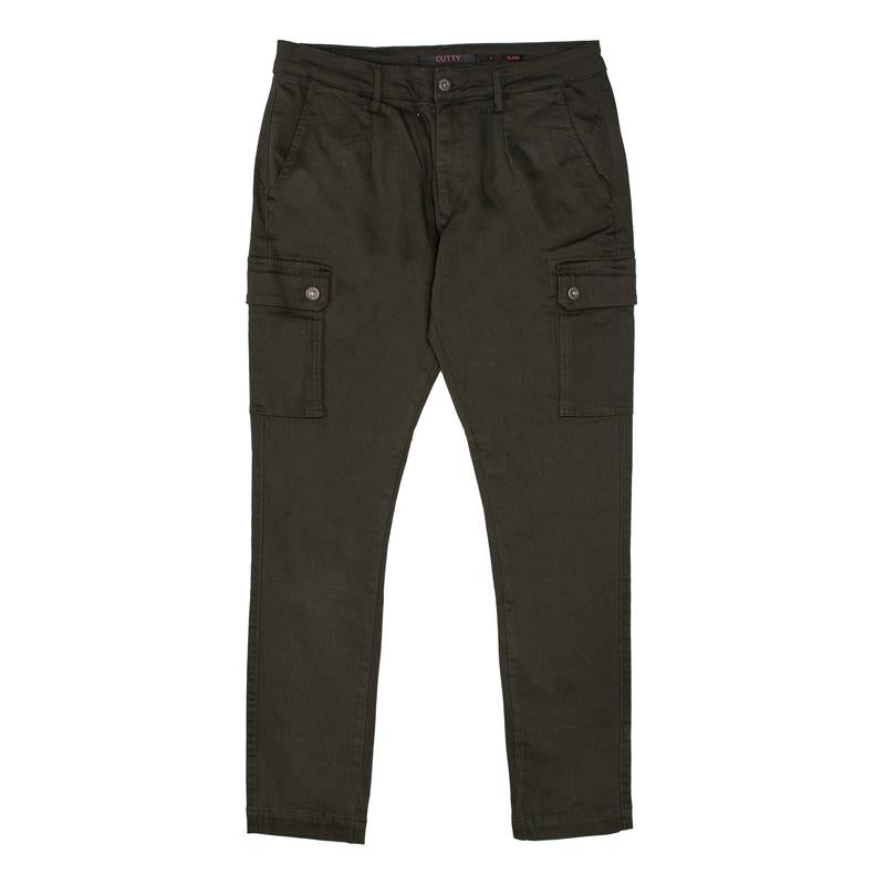 Cutty Sniper Cargo Denim Jean - Fatigue