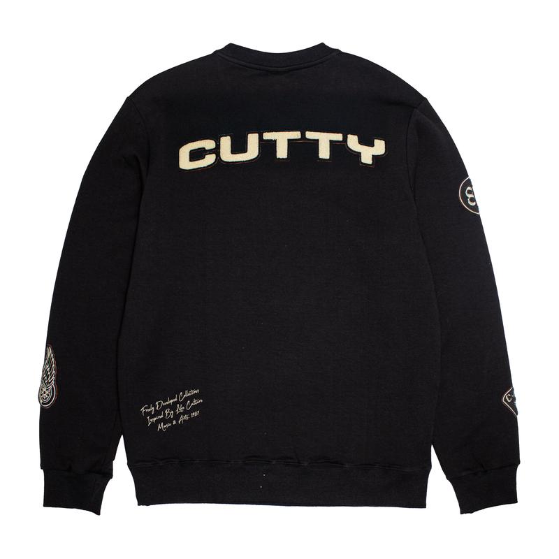 Cutty Spears Fashion Mens Sweater - Black