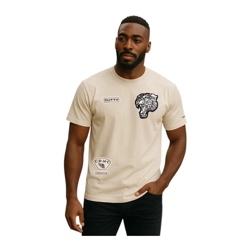 Cutty Sterline Crew T-shirt - Stone