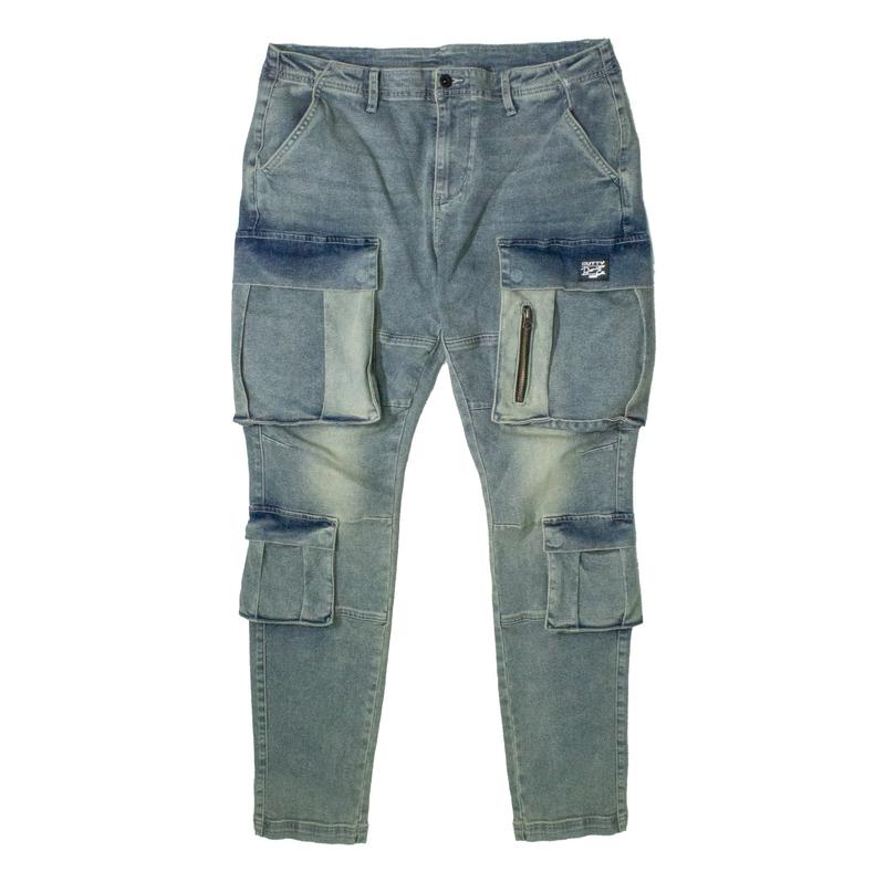 Cutty Victory Cargo Denim Jean - Tint