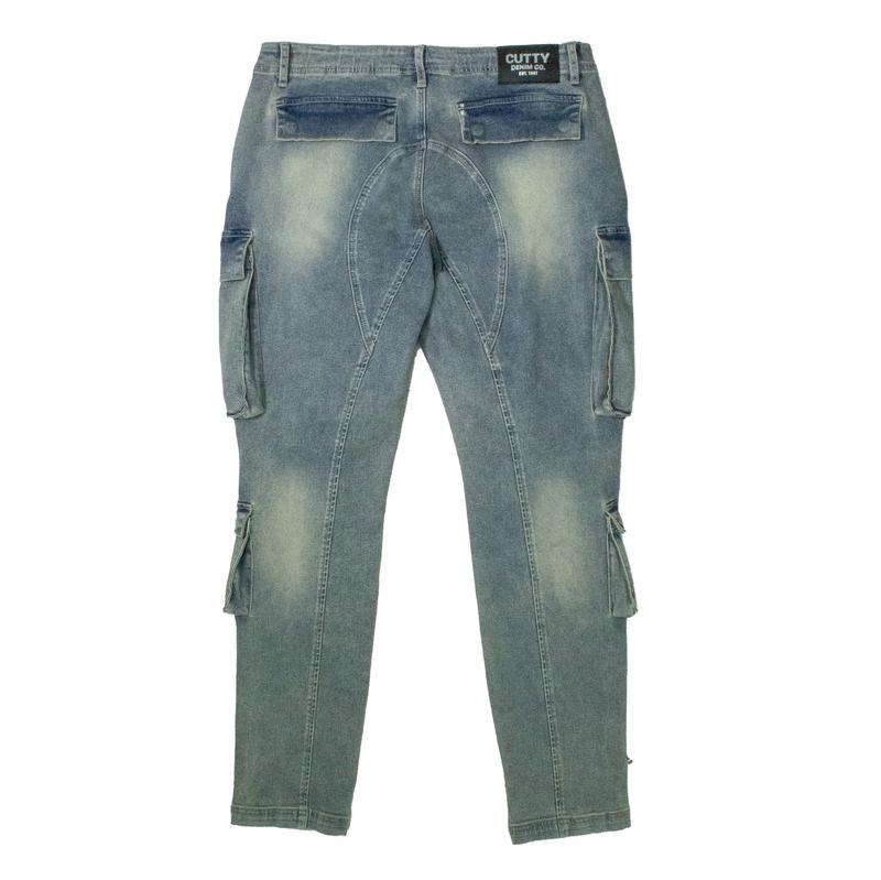 Cutty Victory Cargo Denim Jean - Tint