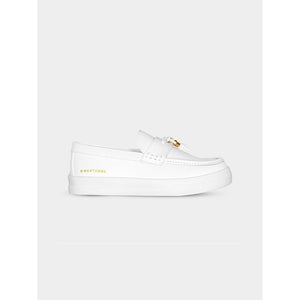 Jonathan D - JTassel Mens White Loafers
